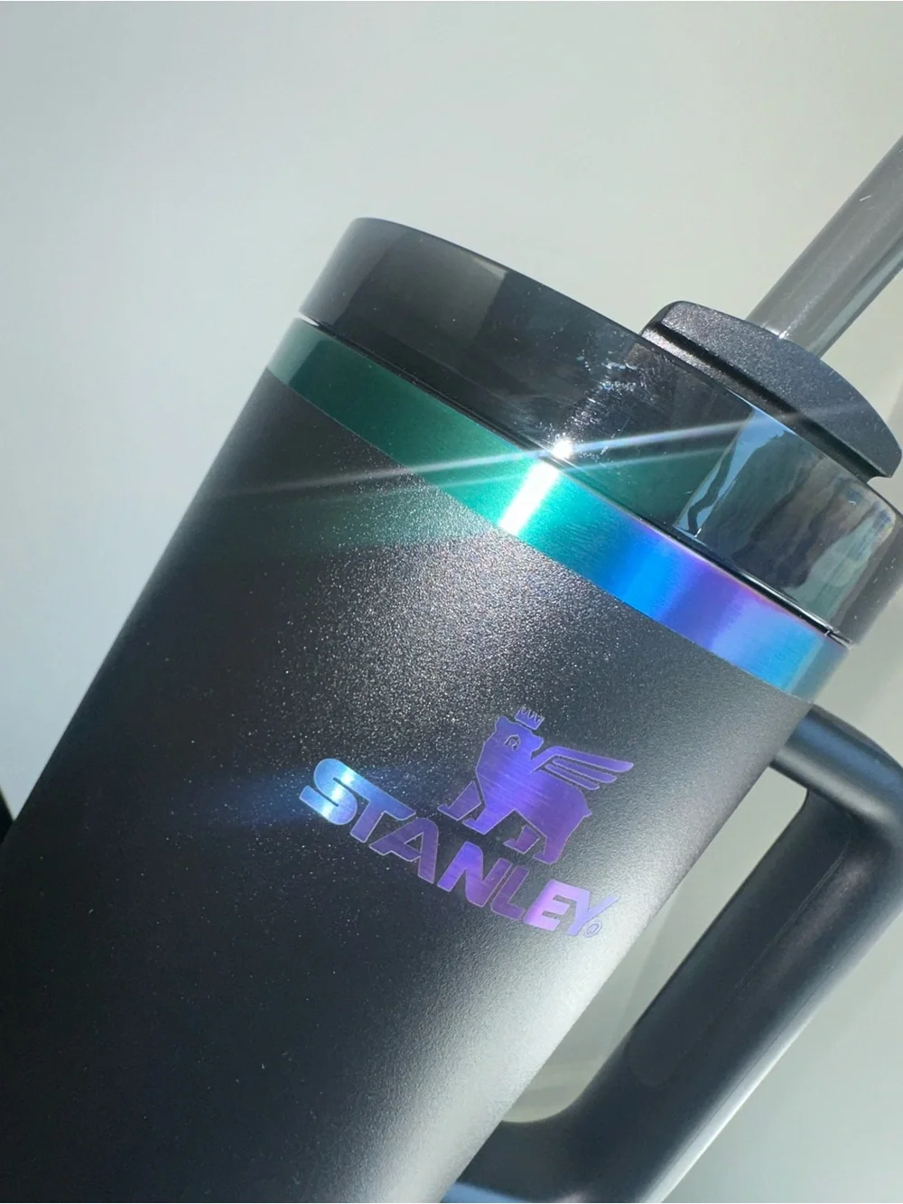 NWT Stanley 40 oz. Quencher H2.0 FlowState Tumbler - Black Chroma - Picture 4 of 5